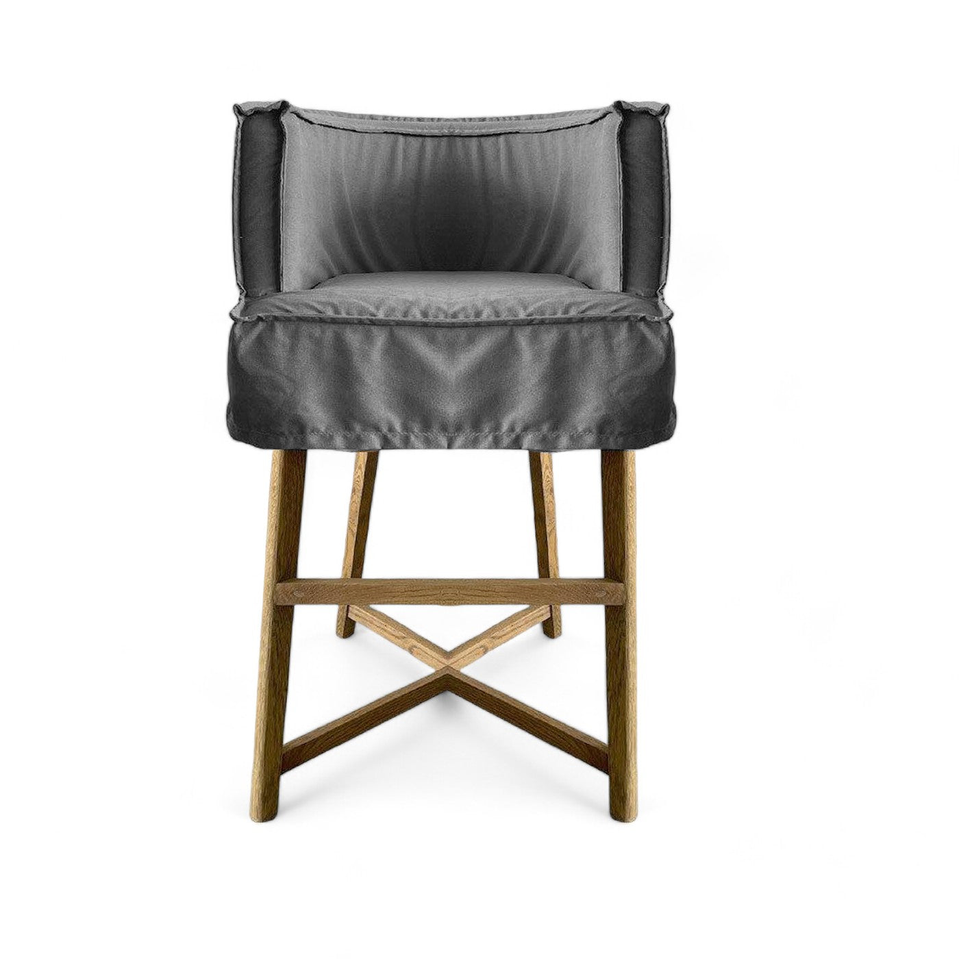 Americana Bar Stool - Dark Grey