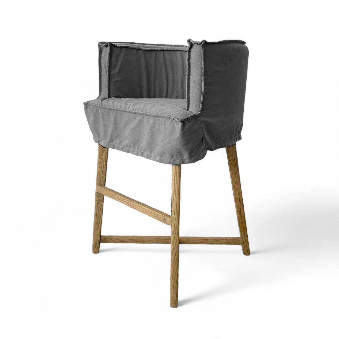 Americana Bar Stool - Dark Grey