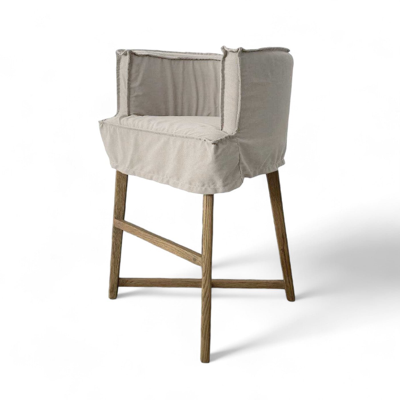 Americana Bar Stool - Sand Canvas