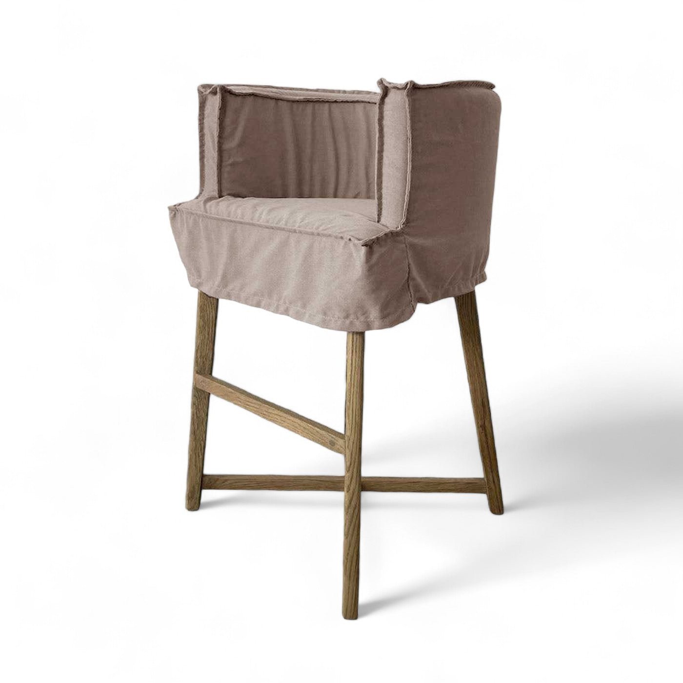 Americana Bar Stool - Taupe Canvas