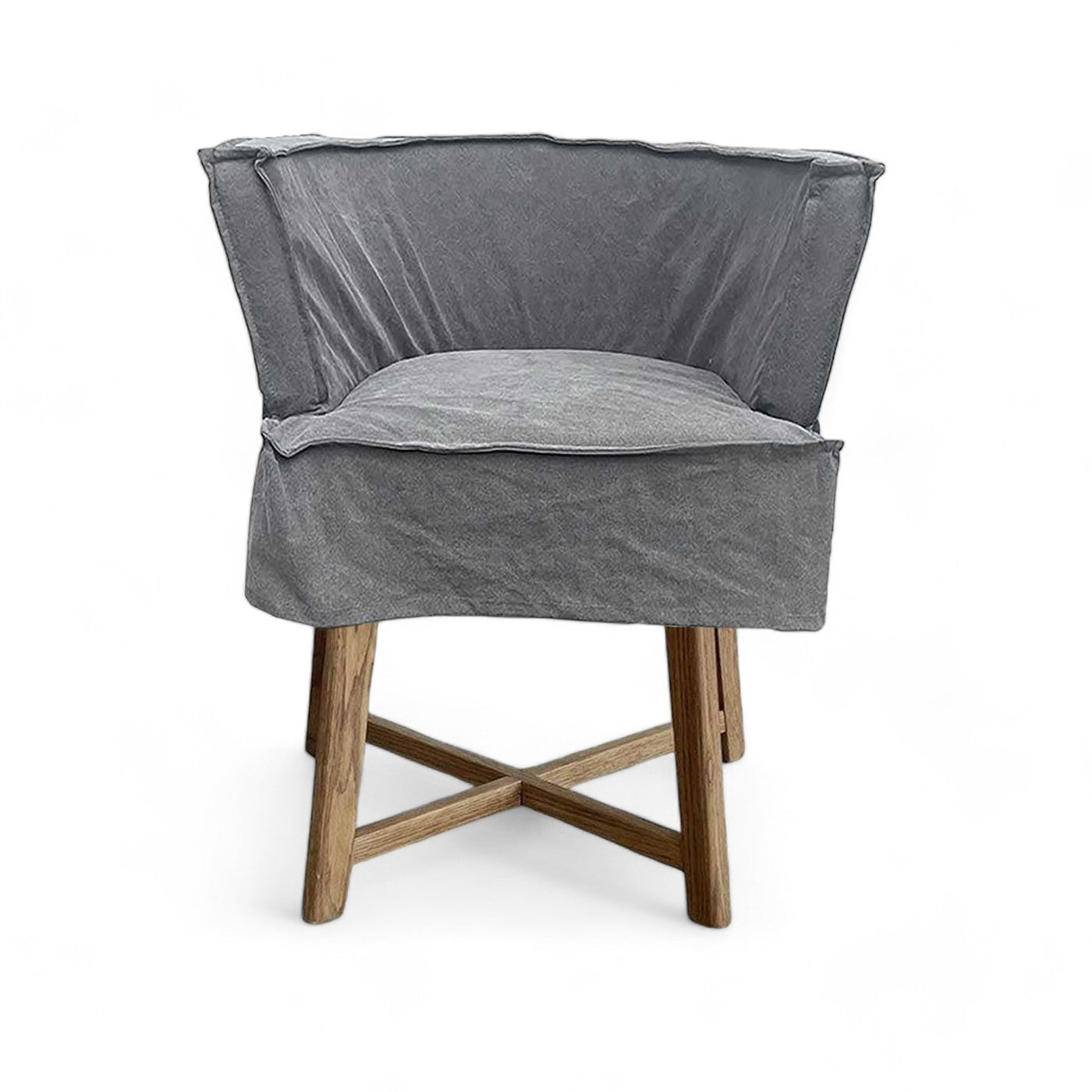 Americana Dining Chair - Dark Grey Canvas