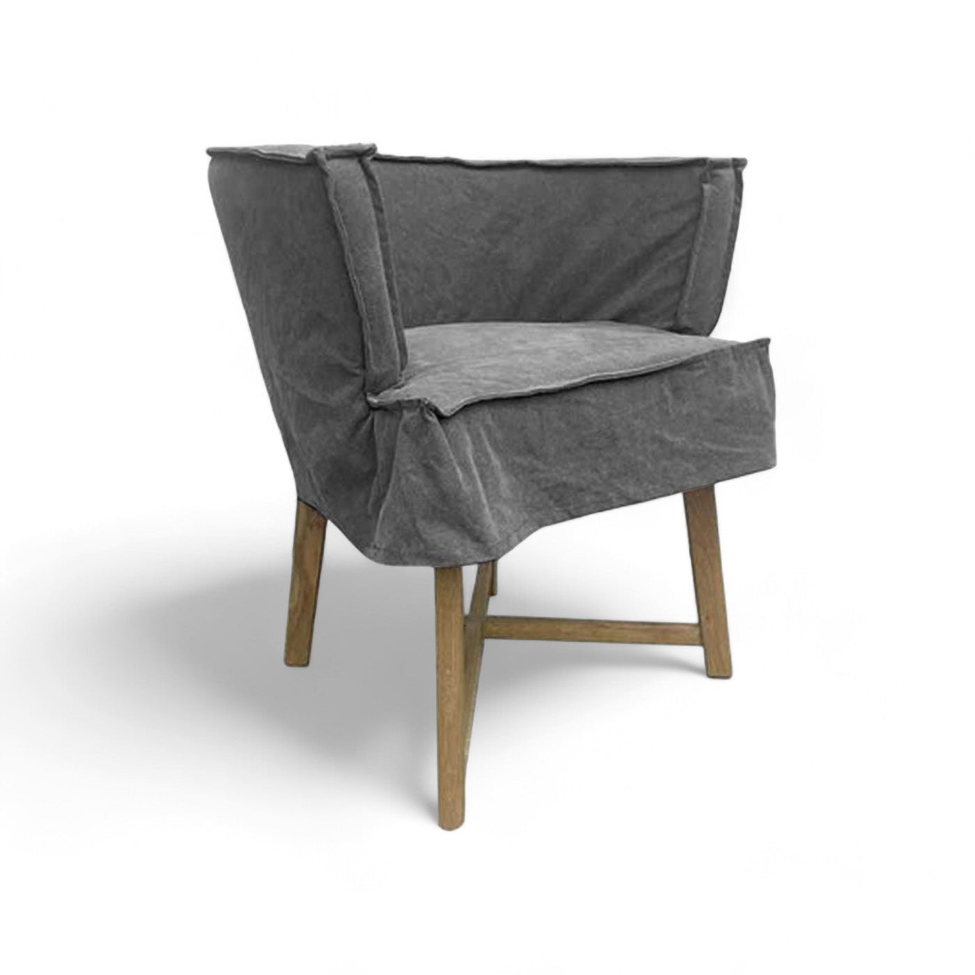 Americana Dining Chair - Dark Grey Canvas