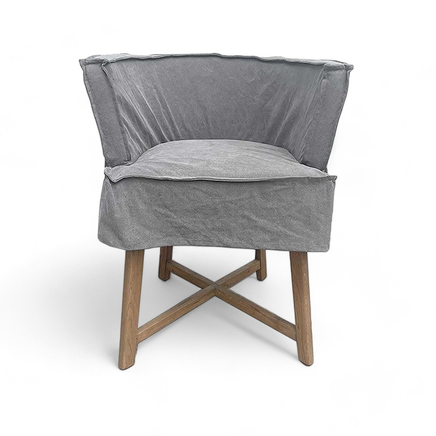 Americana Dining Chair - Light Grey Canvas