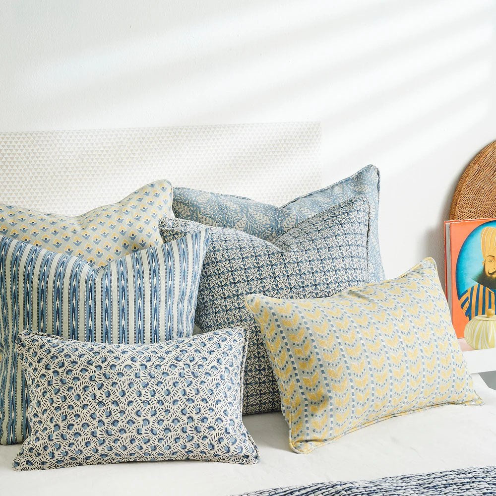 Anatolia Azure Linen Cushion