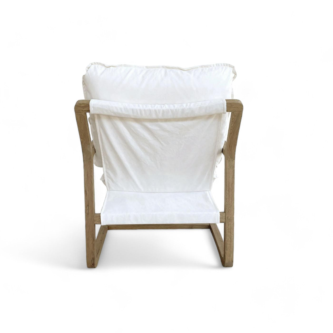 Andreas Canvas Occasional Chair White