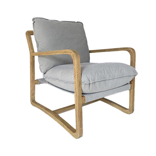Andreas Light Grey Occasional Chair