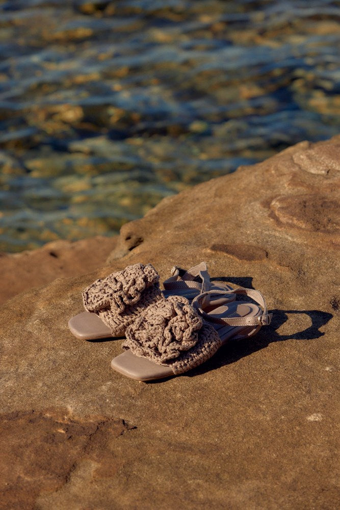 Estilo Emporio-Anthea Raffia Sandal - Taupe-Shoes-st-barts-brisbane-goldcoast-cabarita-southport