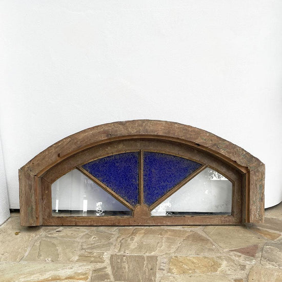 Arch Ventilator With Glass - Blue