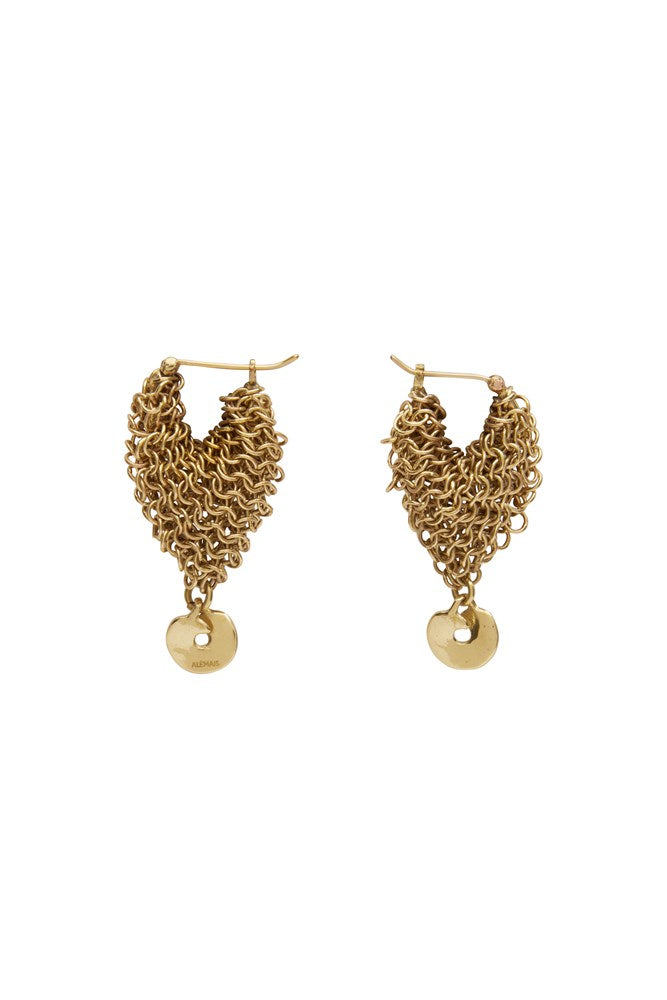 Atomic Chainmail Hoop Earrings