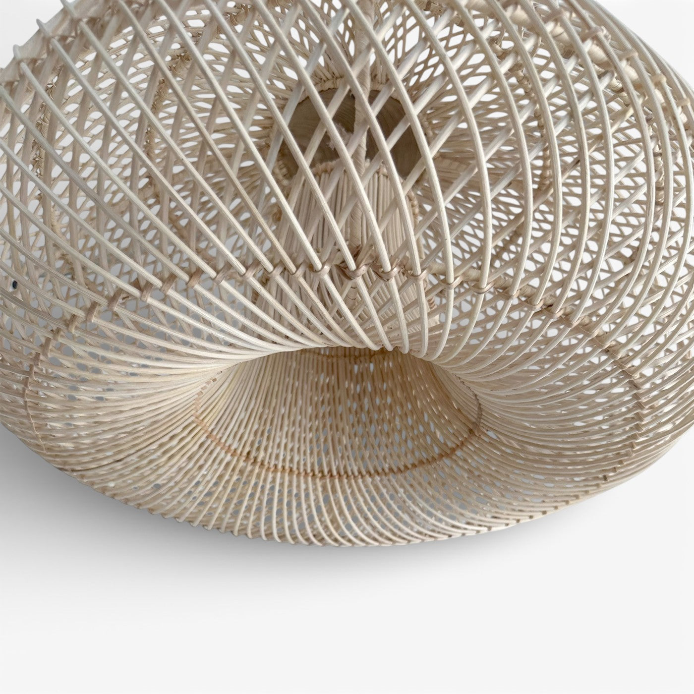 Avoca Rattan & Teak Timber Pendant