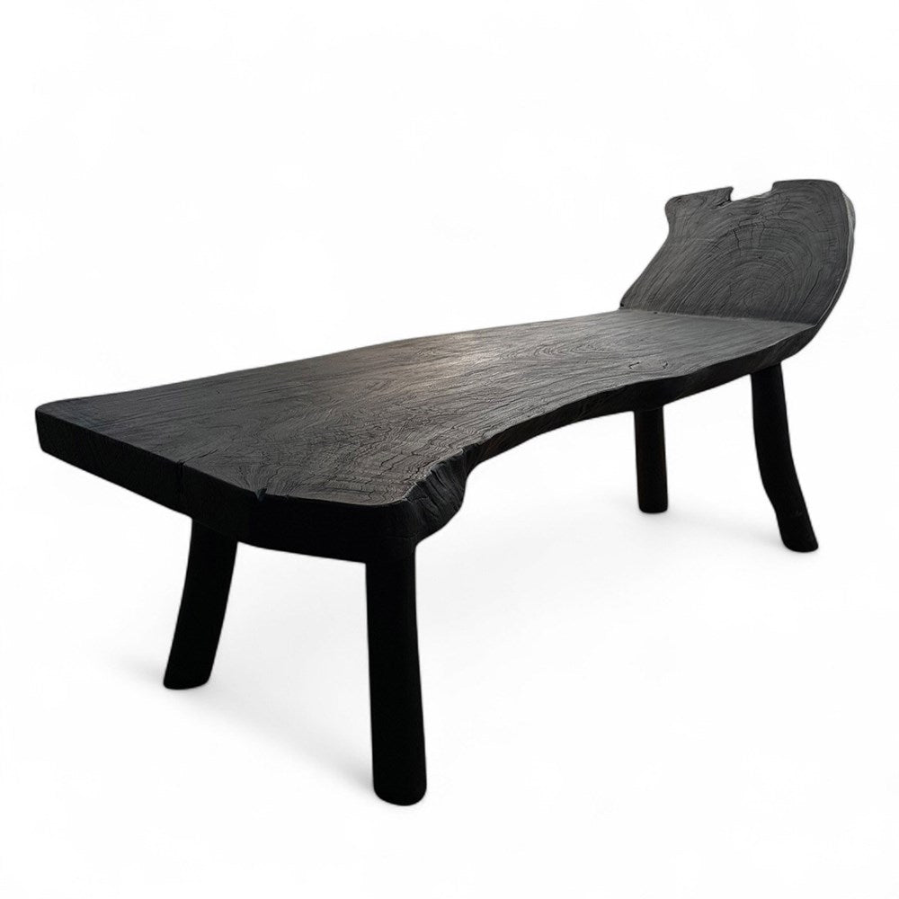 Baneh Dark Antique Timber Bench Seat