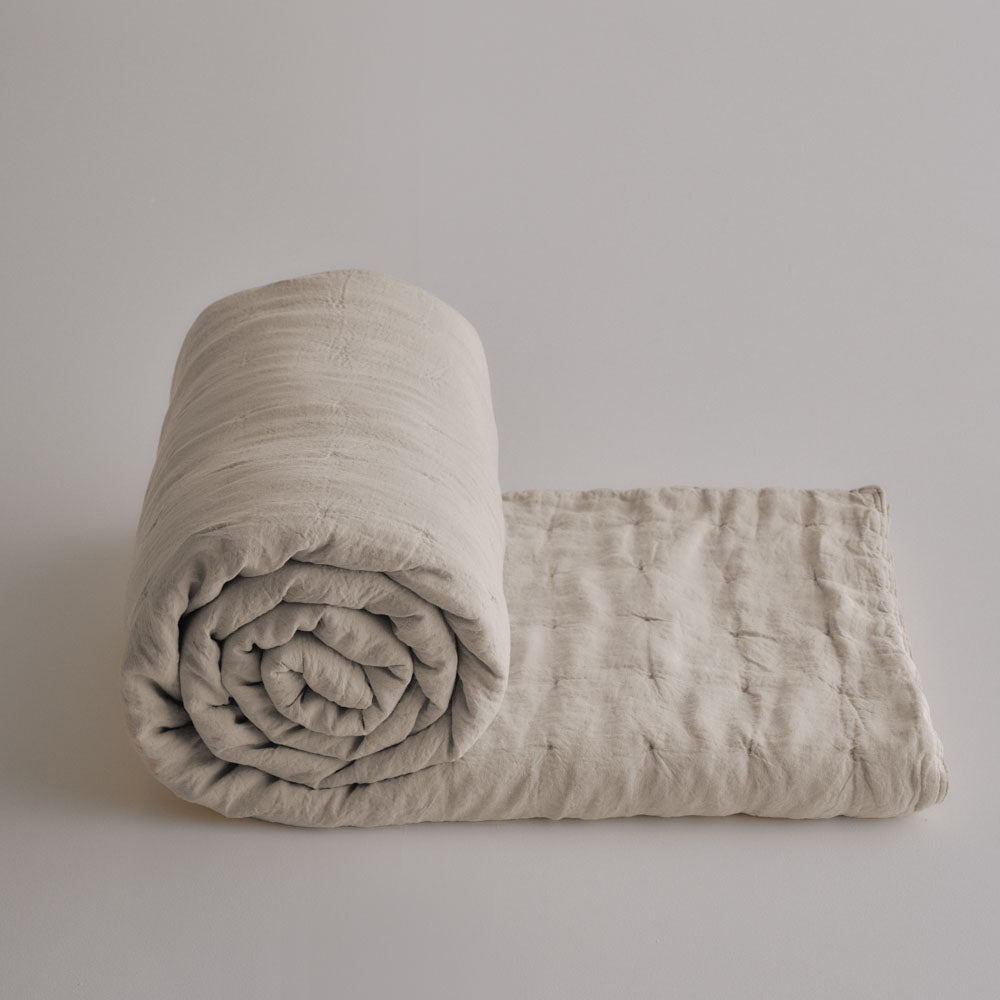 Basix Coverlet - Sable