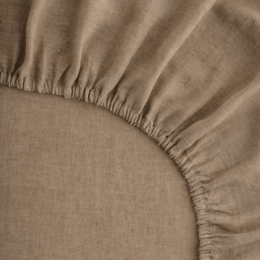 Basix Fitted Sheet - Brun