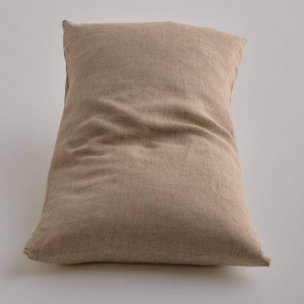 Basix Linen Pillowcase - Brun