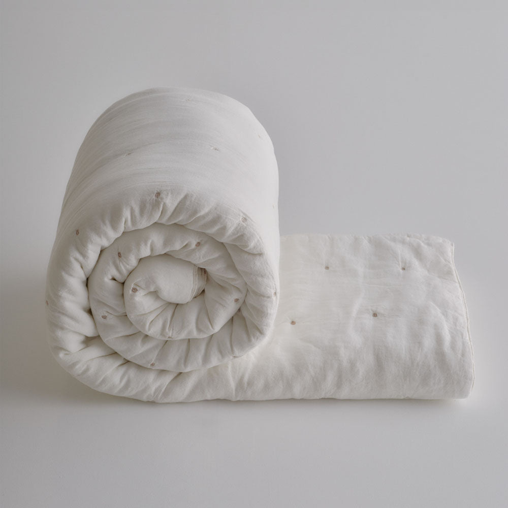 Basix Linen Quilt - Ayrton