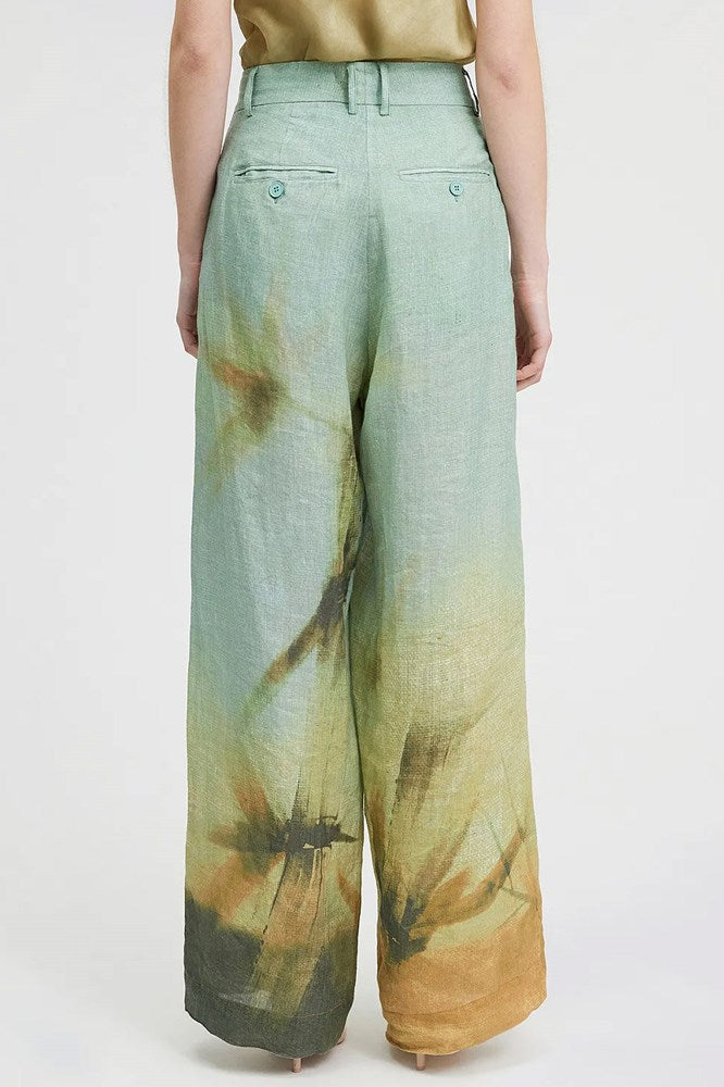 Bedulis Pants - Rainfall Bamboo Green