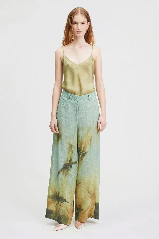 Bedulis Pants - Rainfall Bamboo Green