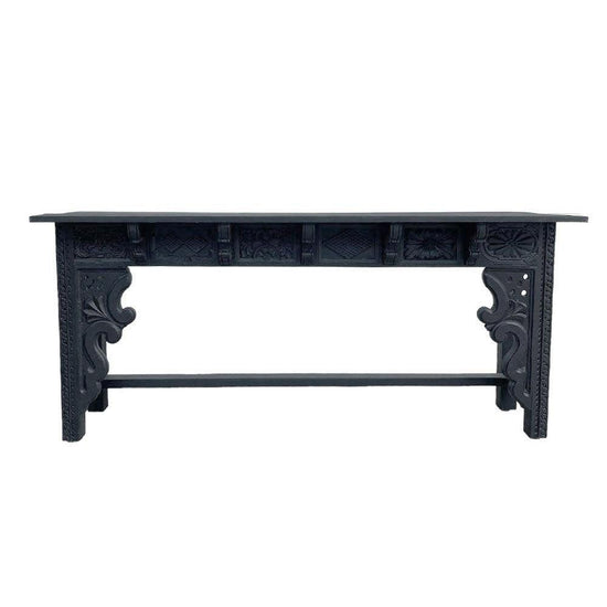 Black Indian Open Back Console
