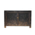 Black Rustic Timber Cabinet - Beaded Detail