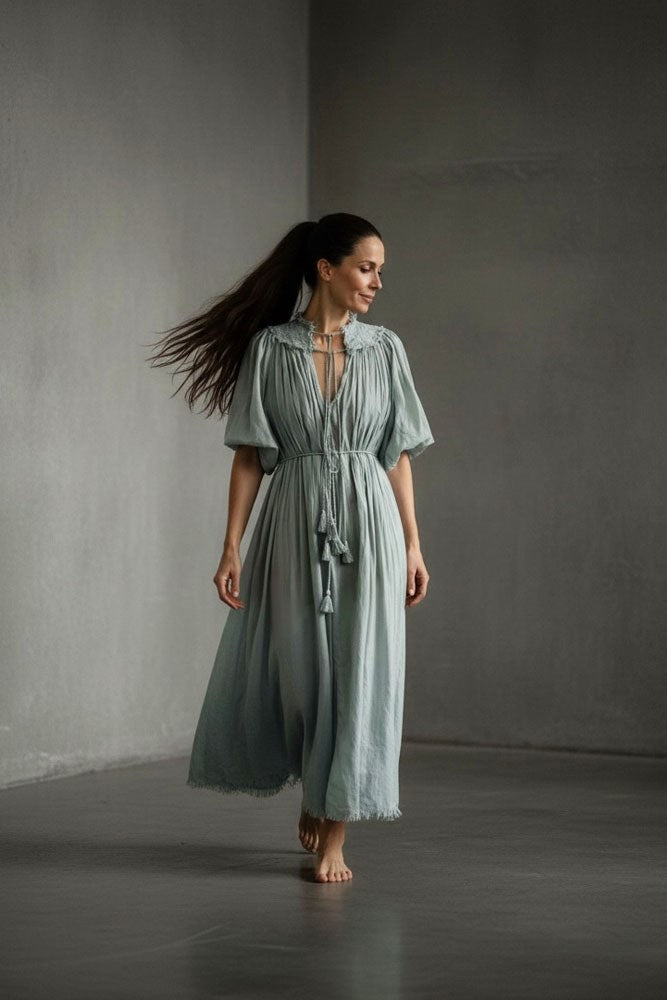 Ophelia Dress - Ice Blue