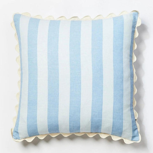 Bold Stripe Cushion - Blue