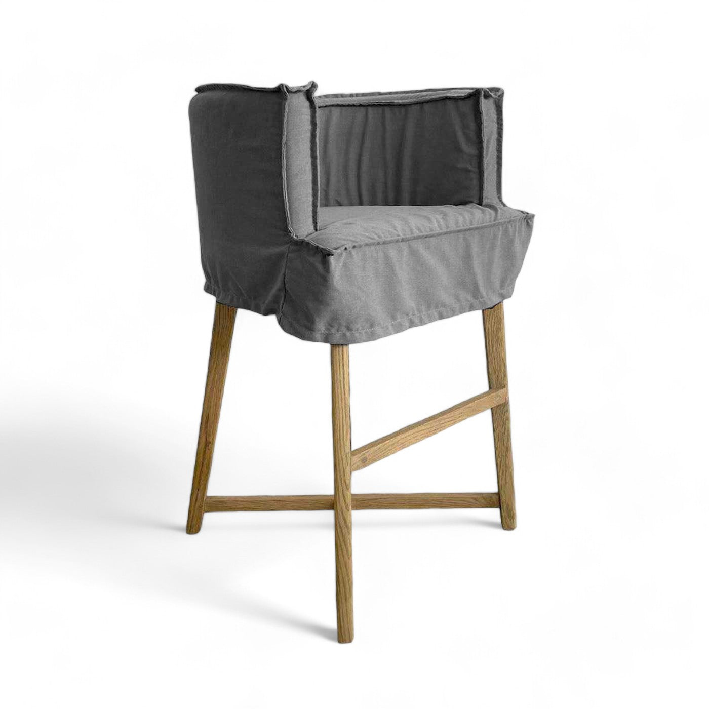 COVER Americana Bar Stool - Dark Grey