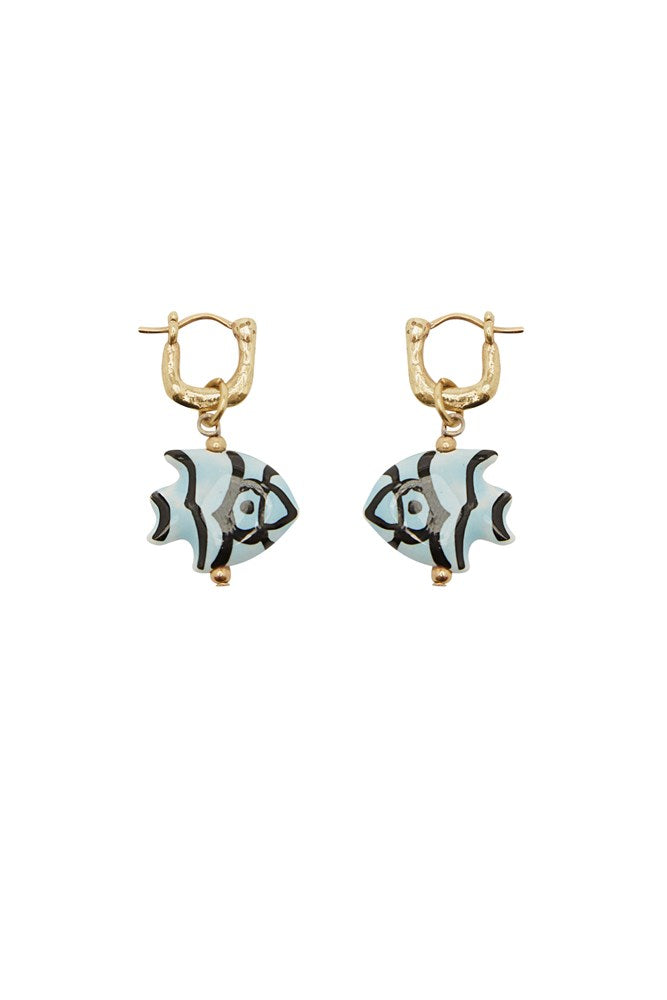 Calypso Ceramic Fish Earrings