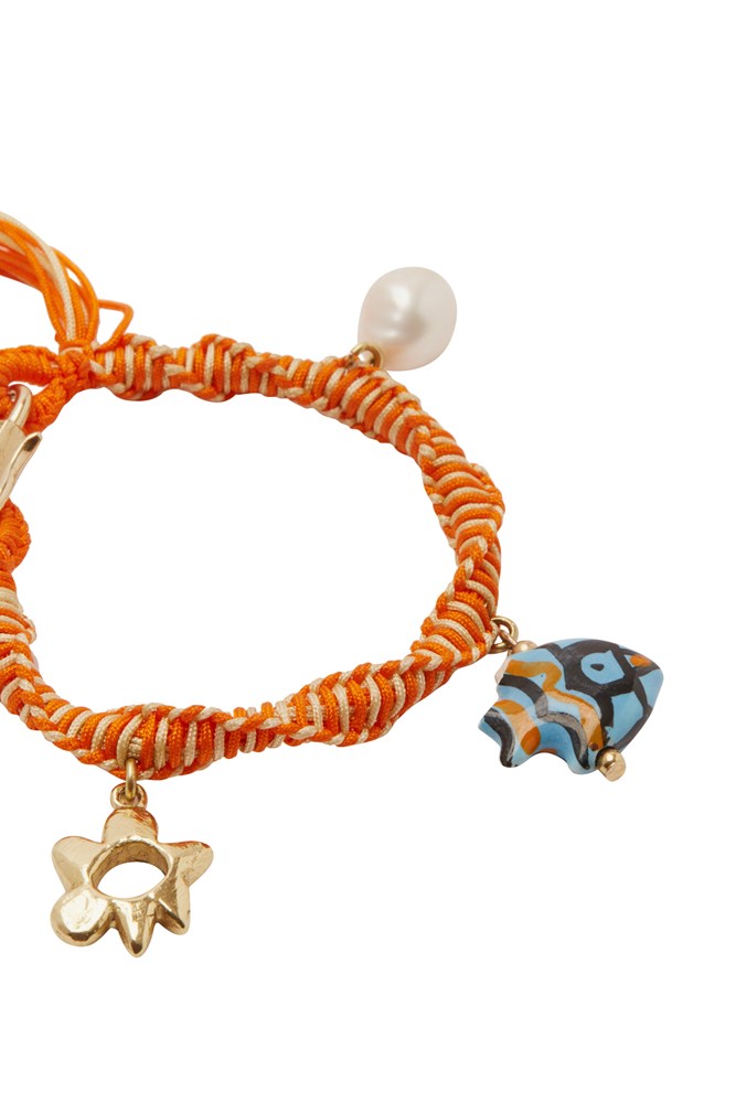 Calypso Macrame Charm Bracelet