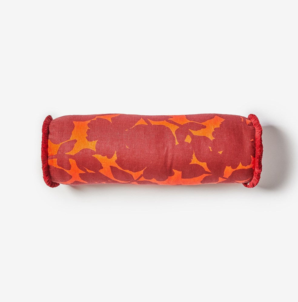 Carmine Bolster Cushion - Rust