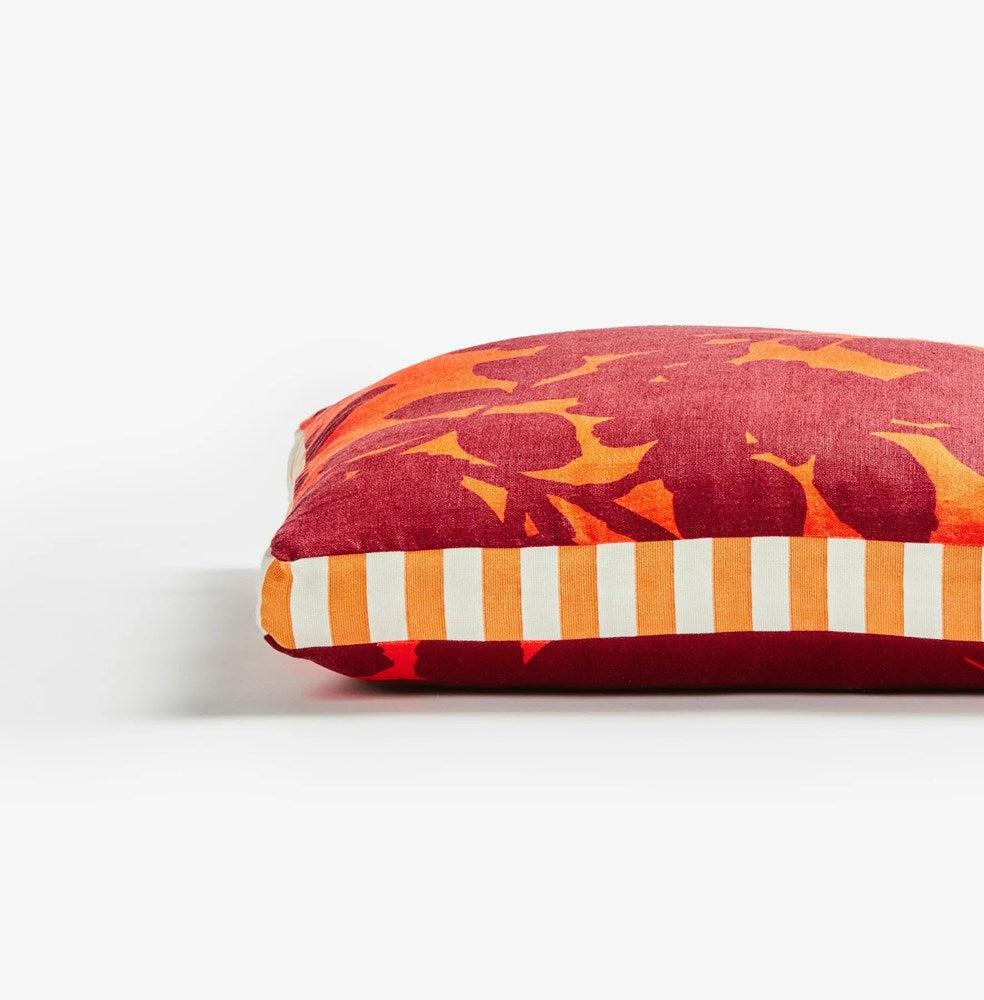 Carmine Cushion - Rust