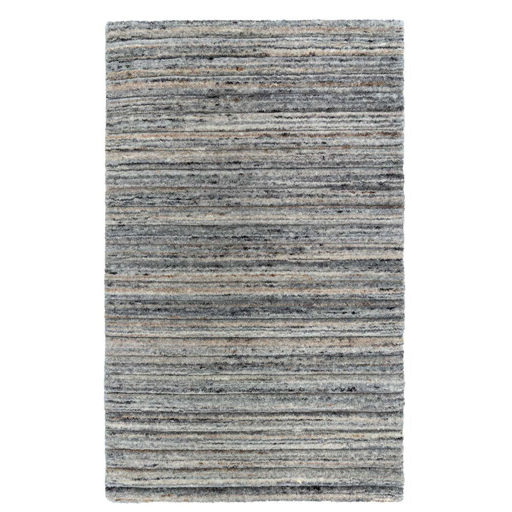 Celebrity Textured Stripe Rug - American Walnut