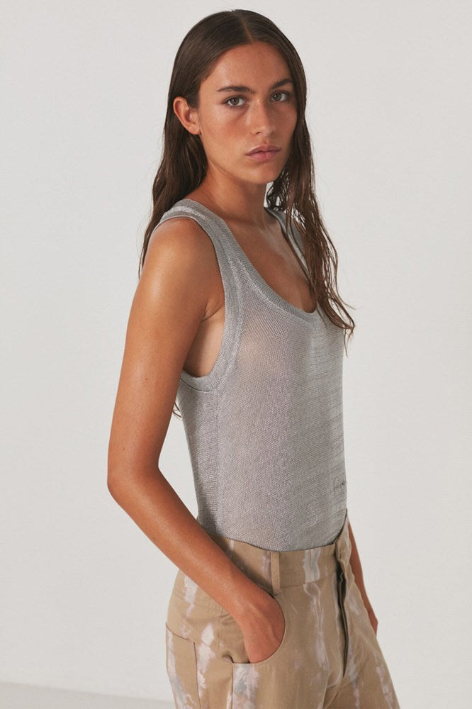 Cenia Metal Mesh Top