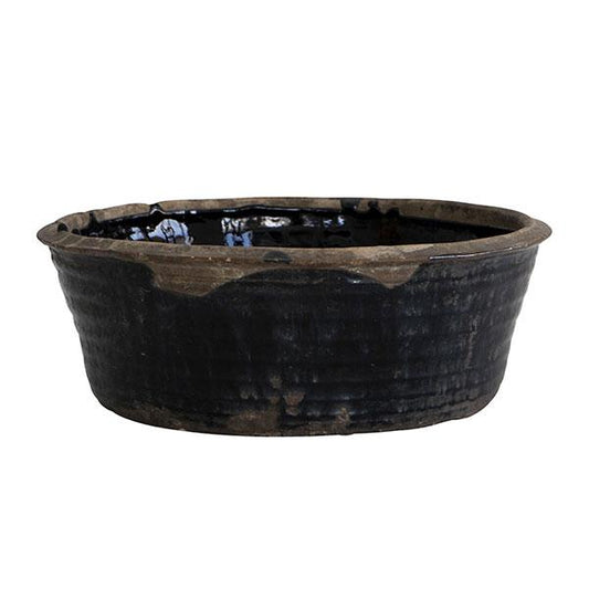 Ceramic Black Basin Bowl