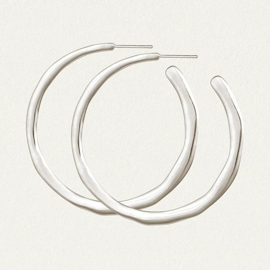 Circe Hoop Earings - Silver
