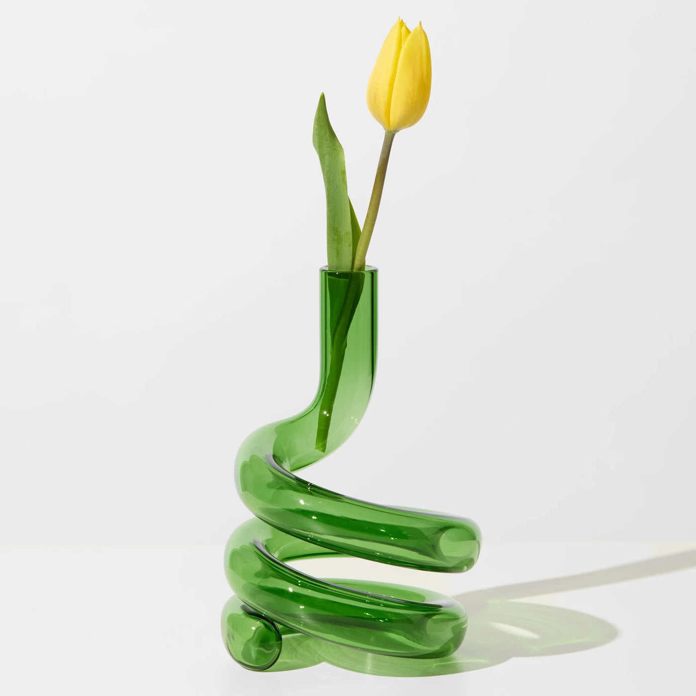 Cobra Vase in Green