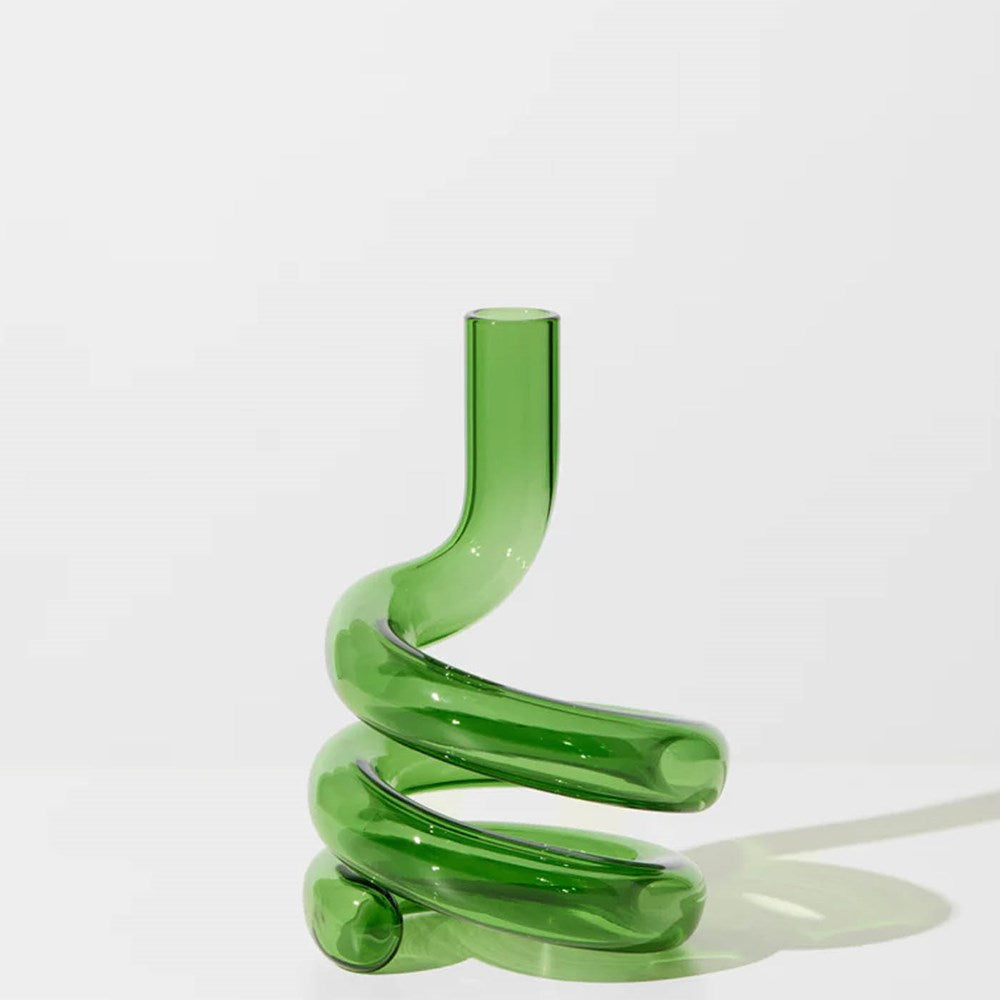 Cobra Vase in Green