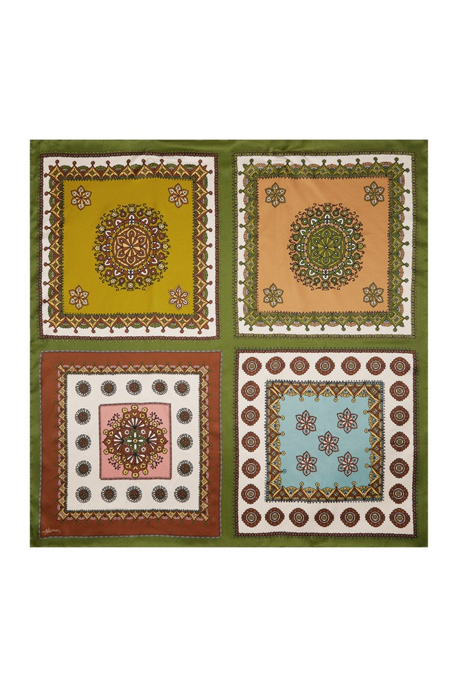 Contina Tiles Silk Scarf