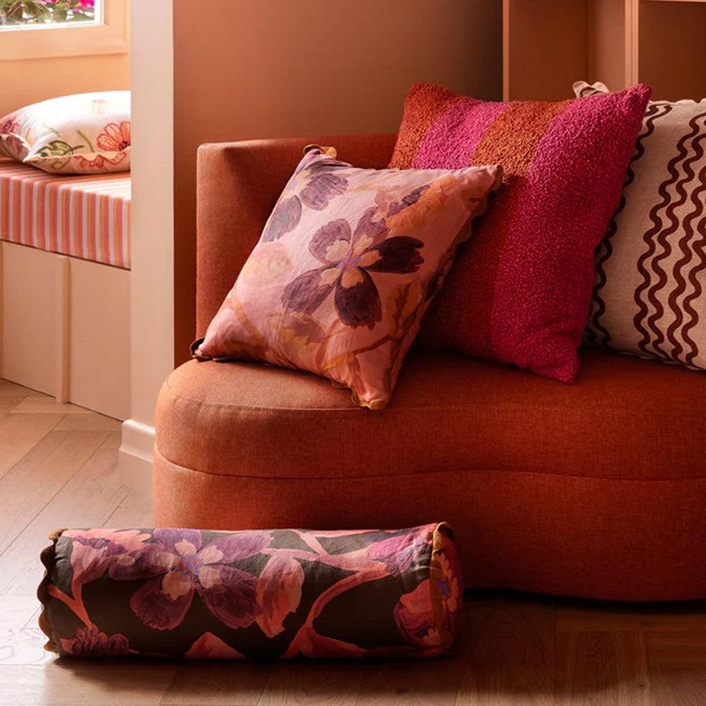 Cosmos Cerise Bolster Cushion