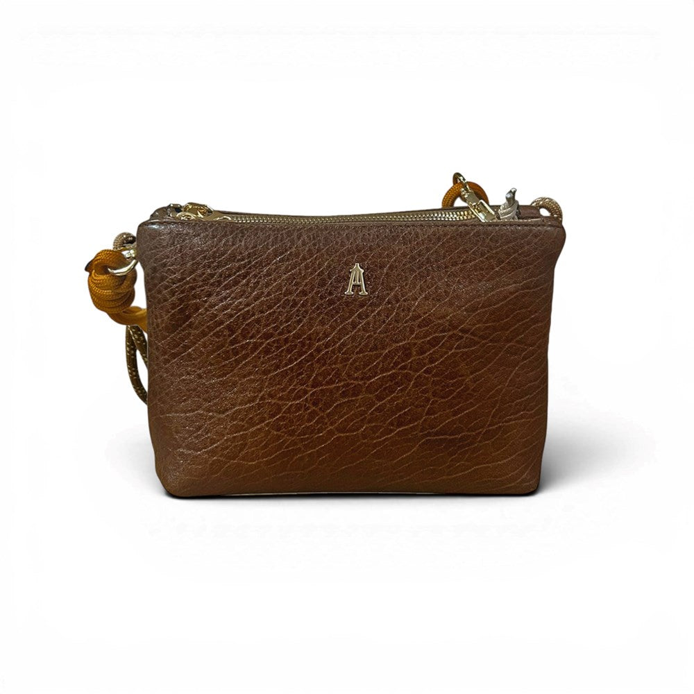 Duo Leather Bag - Bubble Umber - Craie Studio