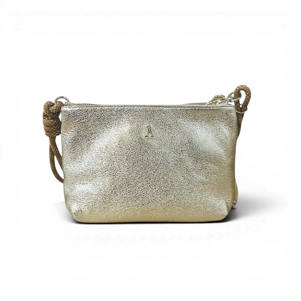 Duo Leather Bag - Or - Craie Studio