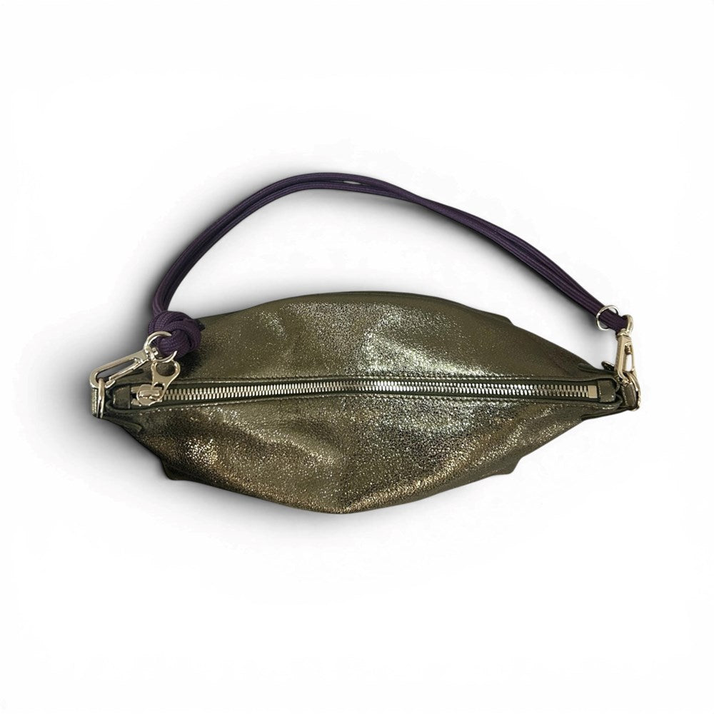 Mallow Leather Bag - Metal Kaki - Craie Studio