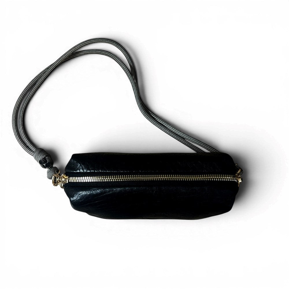 Nuage Leather Pouch - Bubble Noir - Craie Studio