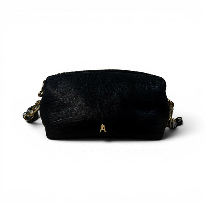 Nuage Leather Pouch - Bubble Noir - Craie Studio