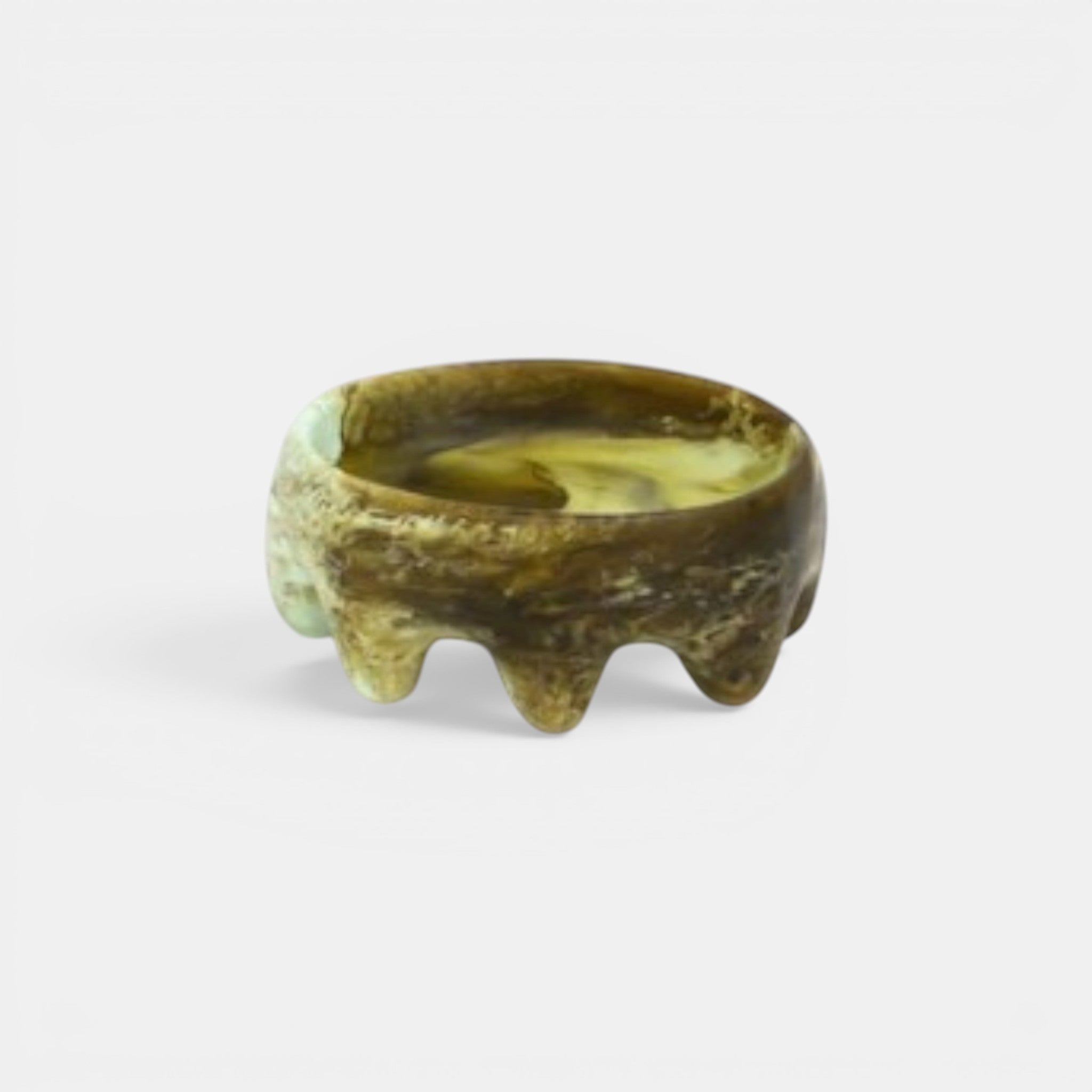 Crown Dish - Malachite