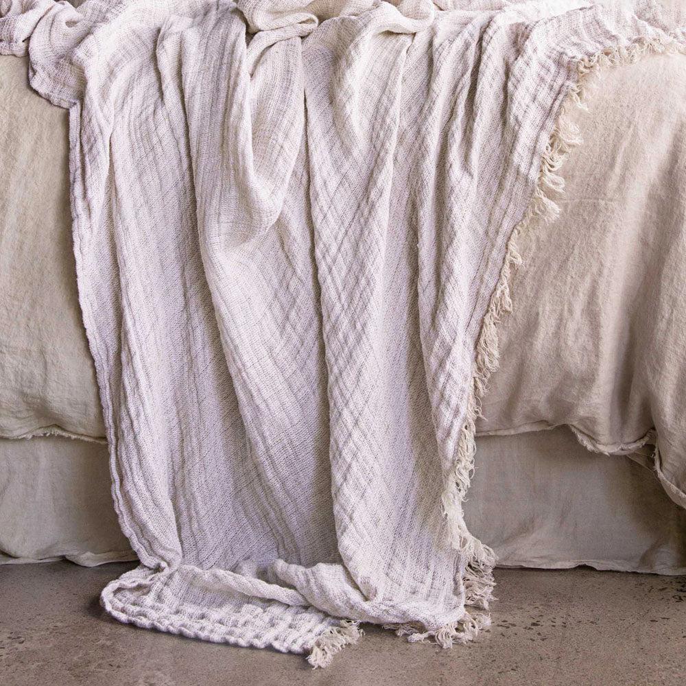 Crush Linen Throw - Ayrton