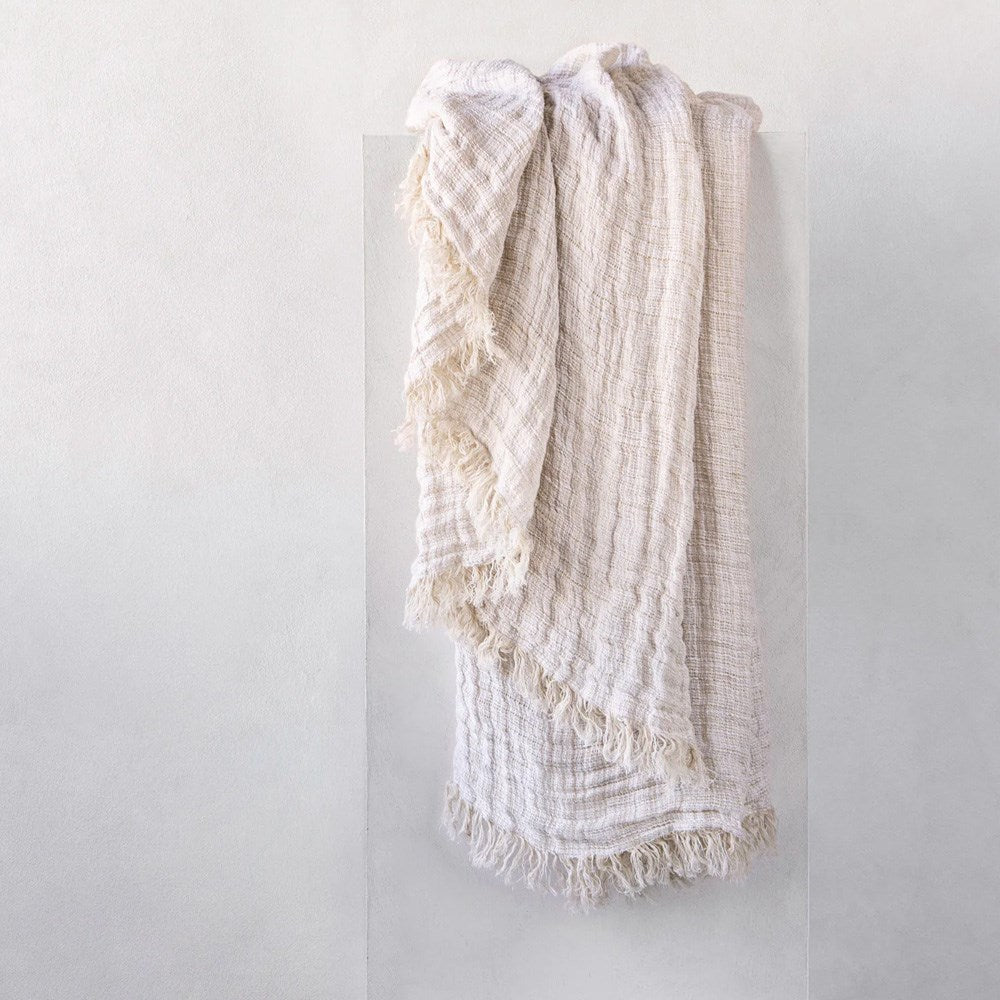 Crush Linen Throw - Ayrton