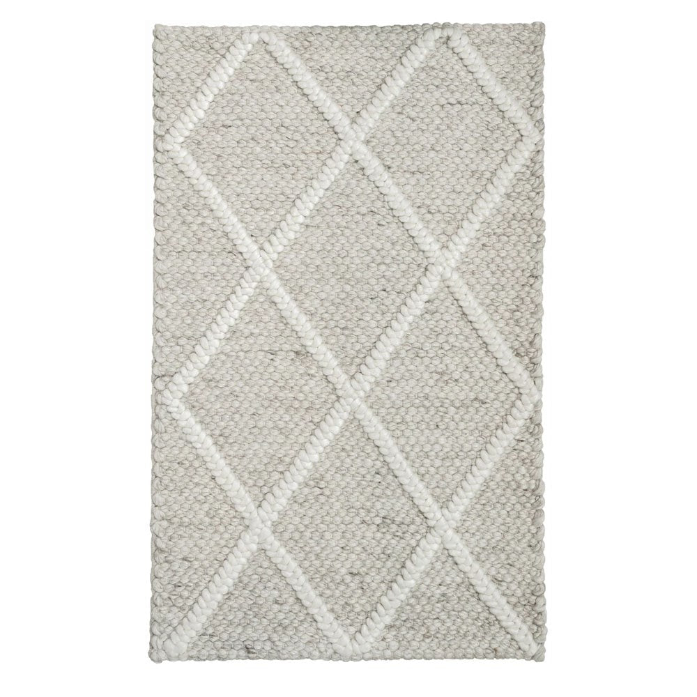 Crysta Diamond Rug - Sand/Ivory-St Barts