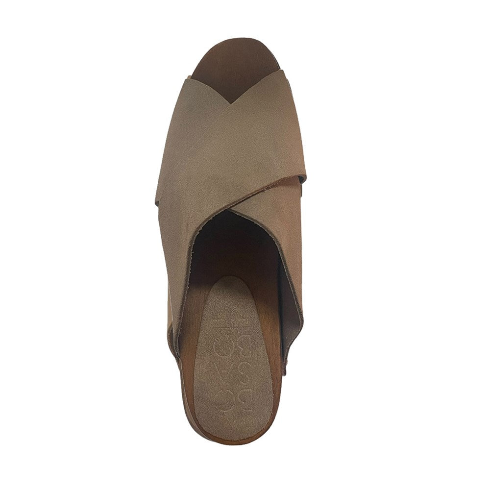 Daim Clog - Taupe Suede