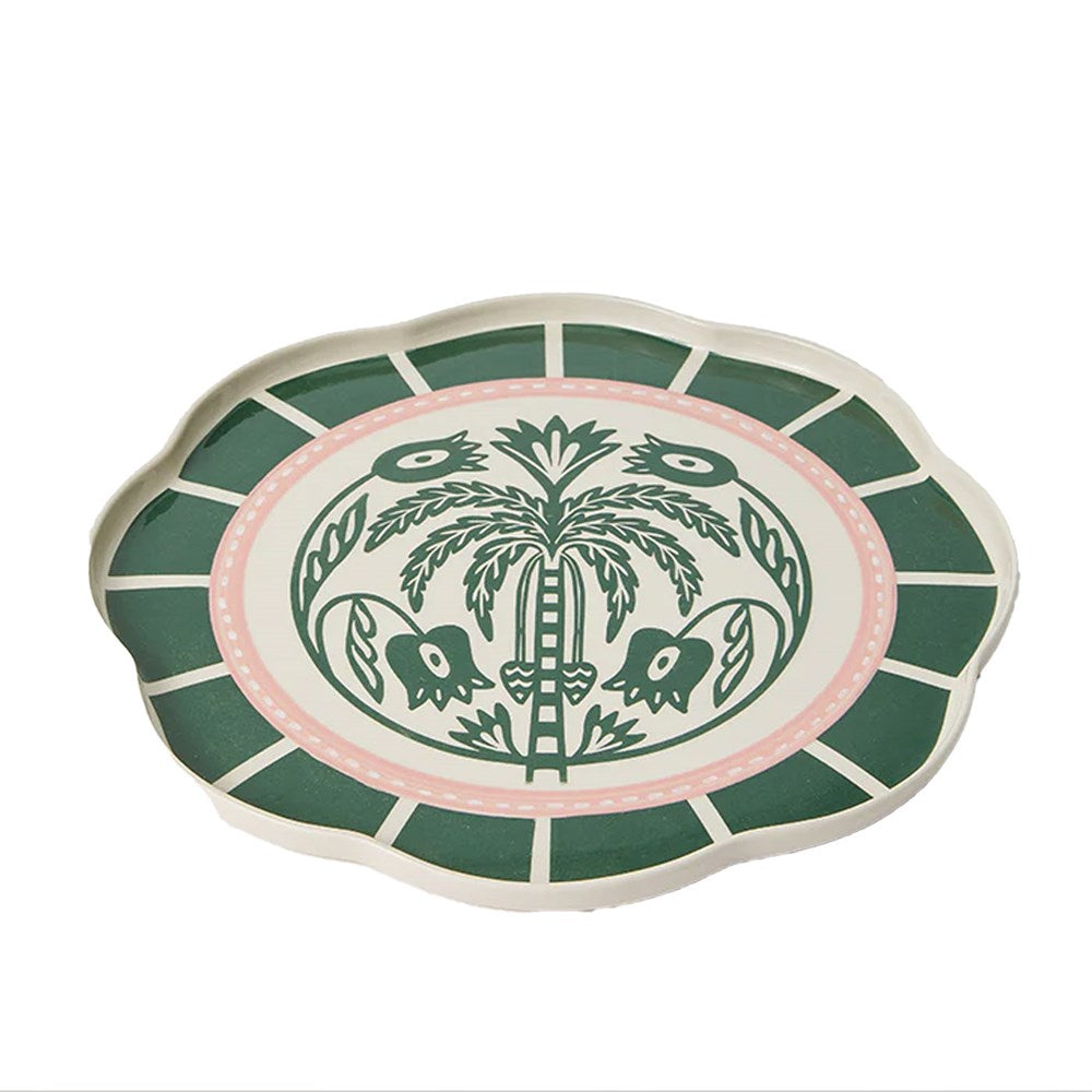 Del Sol Palm Platter - Green