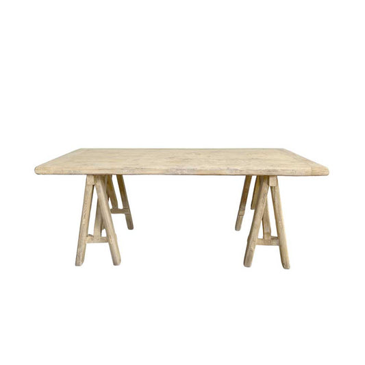 Dining Table Desk Siena Raw Elm - Seats 4-6 (2.4m)
